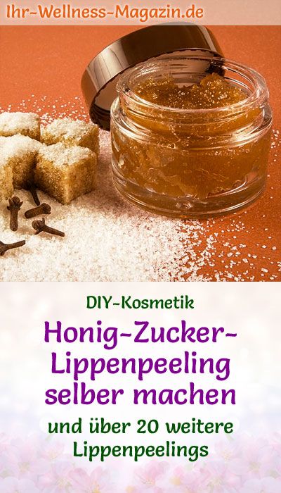 Lip Scrub selber machen: Rezept für Honig-Zucker-Lippenpeeling - Ein Honig-Lippenpeeling wird zu etwas ganz Besonderem, wenn brauner Zucker eingesetzt wird ... Honey Lip Scrub, Lip Scrub Recipe, Lip Scrub Homemade, Lip Scrub Diy, Diy Kosmetik, Lip Scrubs, Sugar Lip Scrub, Diy Body Care, Diy Scrub