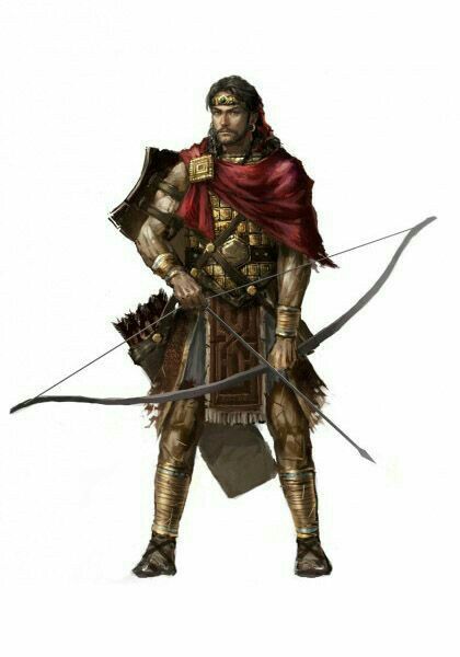 Human Fighter Archer - Pathfinder PFRPG DND D&D d20 fantasy Archer Male, Roman Armor, Illustration Fantasy, Greek Warrior, Fantasy Male, Fantasy Armor, High Fantasy, Fantasy Warrior, Fantasy Rpg