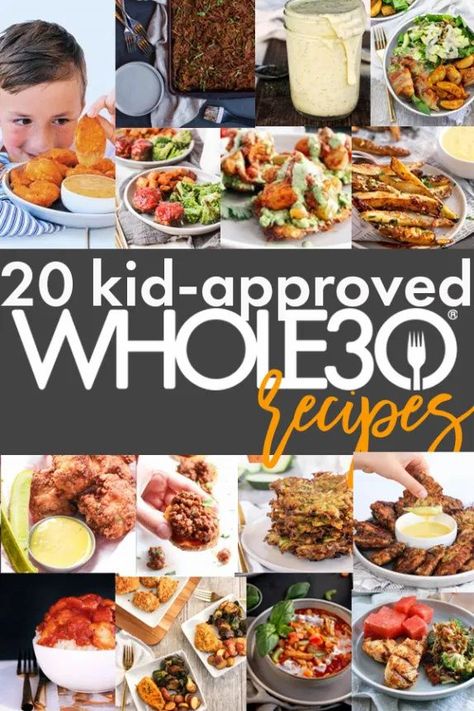 20 Kid-Approved Whole30 Recipes - Easy and budget friendly! Whole 30 Recipe, Whole 30 Lunch, Whole 30 Meal Plan, Whole30 Dinner Recipes, Easy Whole 30 Recipes, Whole30 Dinners, Whole 30 Diet, Whole Food Diet, Whole30 Recipes