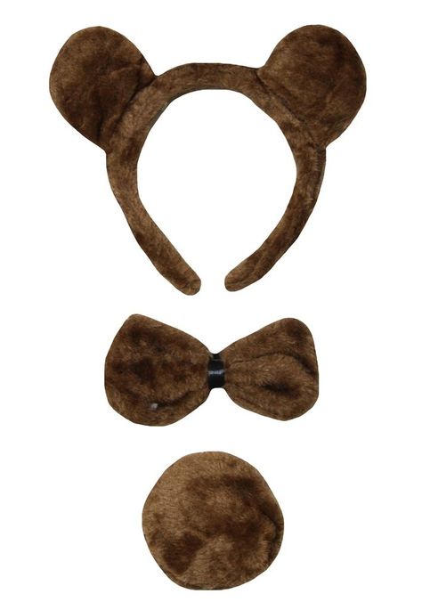 Petitebella Brown Bear Headband Bowtie Tail Unisex Children 3pc Costume One Size * You can locate even more information by visiting the picture link. (This is an affiliate link). #childrencostumes Tutu Material, Bear Headband, Lamb Costume, Teddy Bear Costume, Toddler Fancy Dress, School Halloween Party, Rabbit Costume, Felt Headband, Horse Costumes