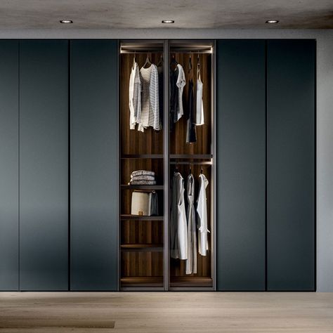 Which Laminate Colour Is Best For Your Wardrobe? Wood Wardrobe Design, Wardrobe Design Bedroom Sliding, Wooden Cupboard Design, Wardrobe Laminate Design, Grey Wardrobe, Bedroom Wardrobe Design, Wooden Cupboard, Wood Wardrobe, Wardrobe Organisation