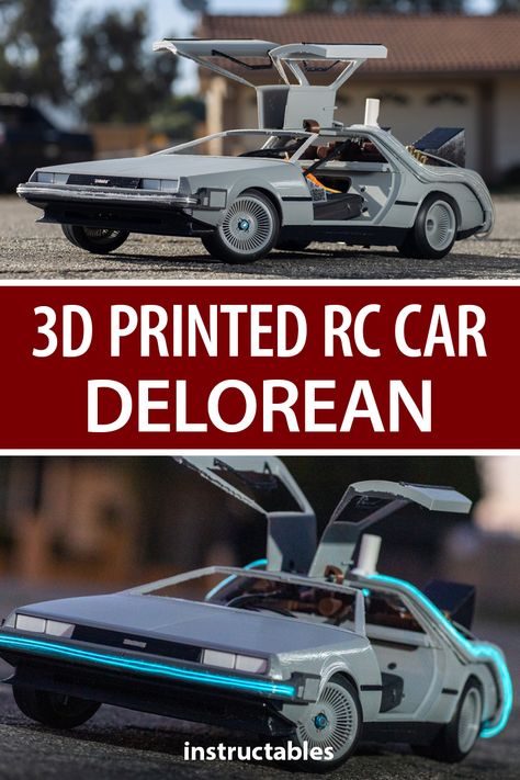 3d Printed Rc Car, Fusion Reactor, Back To The Future Delorean, 3d Printing Toys, 3d Tiskárna, Useful 3d Prints, Workshop Projects, Delorean Time Machine, Machine 3d