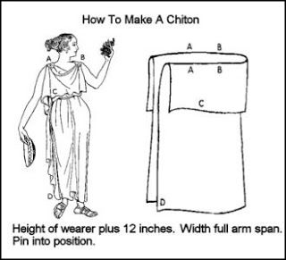 Carrots: How to Make a Doric Chiton Ancient Rome Party, Ancient Greek Dress, Greek Chiton, Ancient Greek Costumes, Ancient Greek Clothing, Greece Ancient, Roman Dress, Greek Dress, Toga Party