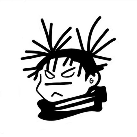 Jujutsu Kaisen Choso, Small Doodle, Snk Cosplay, Doodle Icon, Cute Doodles Drawings, Chibi Drawings, Mini Drawings, Anime Wall Art, Anime Stickers