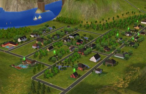 Mod The Sims - Welcome to Riverside Sims 2 Neighborhood, Sims 2 Games, The Sims 2, Custom Content, Sims 2, 20 Years Old, The River, The Sims, Sims 4