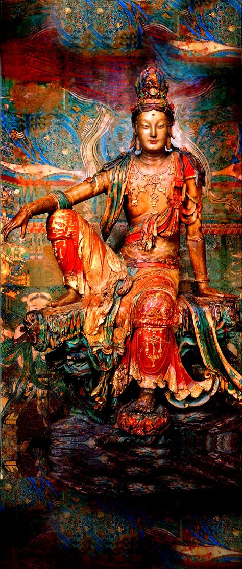 Buddhist Artwork, Buddhist Symbols, Spiritual Images, Chakra Art, Kuan Yin, Maitreya Buddha, Kwan Yin, Ancient India, The Buddha