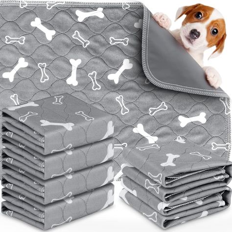 6pack Washable Pee Pads for Dogs 24 x 16 Inch Reusable Puppy Pads, High Urine Absorption Waterproof Puppy Pad Reusable Potty Washable Puppy Pads, Pee Pads For Dogs, Puppy Pads Training, Dog Pee Pads, Play Pen, Dog Outfits, Potty Pads, Bunny Care, 2024 Goals