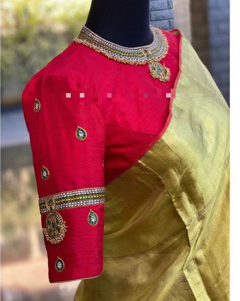 Blouse Maggam Work, Work Blouse Designs, Cotton Blouse Design, Maggam Work Blouse, Wedding Saree Blouse, New Saree Blouse Designs, Wedding Saree Blouse Designs, Traditional Blouse Designs, Latest Model Blouse Designs