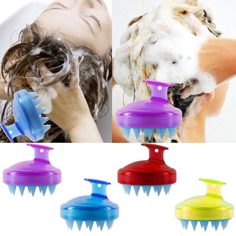 Silicone Head Body To Wash Clean Care Hair Root Itching Scalp Massage Comb Shower Brush Bath Spa Anti Dandruff Shampoo|Combs| - AliExpress Scalp Brushing, Exfoliating Brush, Hair Massage, Scalp Shampoo, Shampoo Brush, Anti Dandruff Shampoo, Dandruff Shampoo, Magic Hair, Head Massage