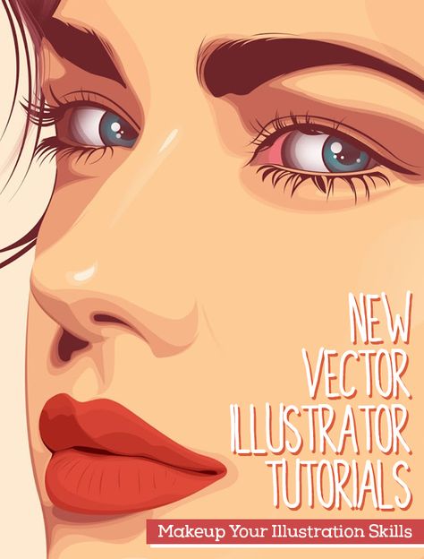 26 New Vector Illustrator Tutorials to Improve Your Drawing Illustration Skills Pathfinder Illustrator, Adobe Illustrator Beginner, Adobe Illustrator Portrait, Adobe Illustrator Logo, Logos Photography, Digital Illustration Tutorial, Inkscape Tutorials, Logos Retro, Adobe Illustrator Draw