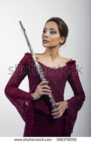 Grad Pics, Flutes, Beautiful Woman, Musical Instruments, Horn, Photography Poses, Musician, Royalty Free Stock Photos, Every Day