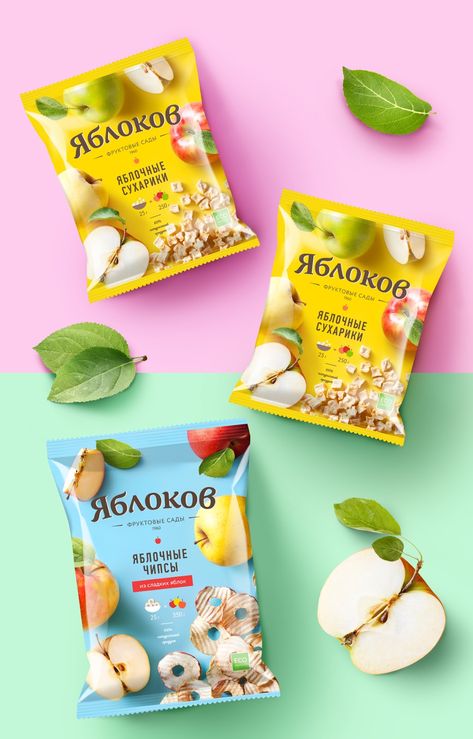 Dried Apple Chips, Fruit Juice Packaging, Chip Packaging, Fruit Chip, Fruit Packaging, Juice Packaging, Food Ads, Chocolate Packaging, Food Packaging Design