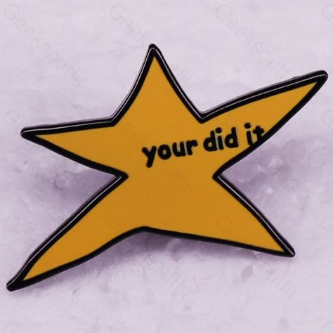 You Did It Meme, Enamel Pin Funny, Patches Shirt, Brooch Jewelry, I Have No Friends, Cute Pins, Button Pins, Pin Badges, Pin Collection