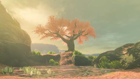 Tears Of The Kingdom Sky Islands, Zelda Totk Scenery, Legend Of Zelda Scenery, The Legend Of Zelda Aesthetic, Zelda Scenery, Botw Scenery, Zelda Landscape, Satori Mountain, Acnh Zelda