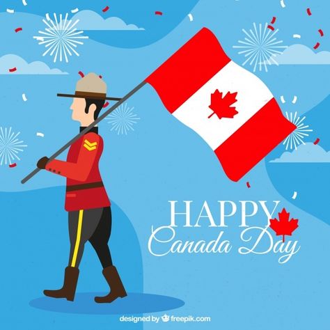 Soldier With Flag, Happy Victoria Day, Happy Birthday Canada, Victoria Day, Balloon Background, Happy Canada Day, Great Backgrounds, Flag Background, Canada Day