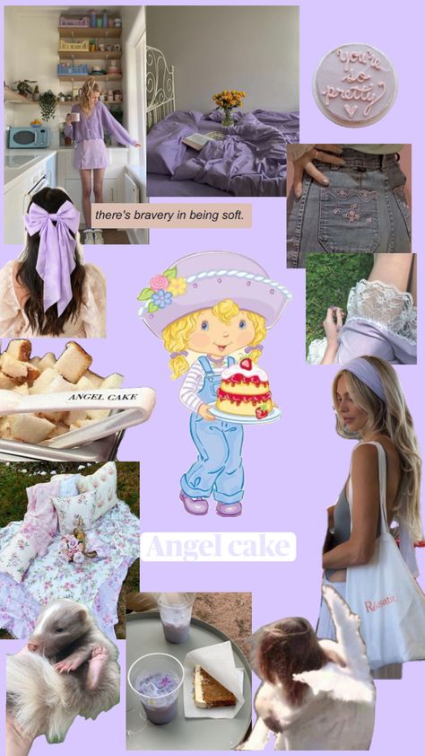 #strawberryshortcakeaesthetic #angel #angelcake #lavenderhaze #purple #blonde Angel Cake Strawberry Shortcake Aesthetic, Angel Cake Costume, Angel Cake Strawberry Shortcake, Cake Costume, Strawberry Shortcake Outfits, Purple Blonde, Strawberry Shortcake Costume, Cake Strawberry, Angel Cake