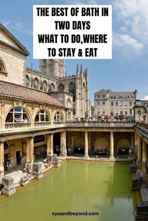 If you only have 48 hours to spend in Bath, it is well worth a visit. Two days in Bath will allow you to see the highlights of a UNESCO World Heritage site #Bath #UK #visitEngland #England #Romanbaths #janeausten #spa #visitBritain #historicBritain Bath Uk Aesthetic, Uk Roadtrip, Travelling Ireland, Visit Bath, Uk Trip, Visit Uk, Bath Uk, Midlife Crisis, Bath England