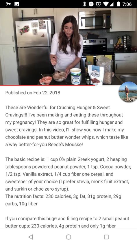 Reese's Wonder Whip recipe Ilana Muhlstein Recipes, Wonder Whip, Ilana Muhlstein, 2b Recipes, Carb Free Recipes, 80 Day Obsession, 2b Mindset, Diet Snacks, Cat Treat Recipes