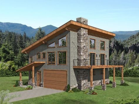 Garage Apartment Plan, Apartment Plan, Carriage House Plans, Build House, Cabin Floor, Jet Stream, Garage House Plans, Mountain House Plans, Modern Style House Plans