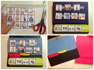 DIY OT Student: DIY Picture Exchange Communication System (PECS) Pecs Communication Book, Pec Cards, Pecs Book, Pecs Communication, Picture Exchange Communication System, Pecs Pictures, Augmentative Communication, Communication Book, Communication Board