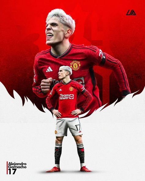 Thumbnail Inspiration, Manchester United Old Trafford, Football Players Photos, Cristiano Ronaldo Manchester, Sports Design Ideas, Manchester United Wallpaper, Manchester United Players, Fashion Poster Design, Graphic Kit