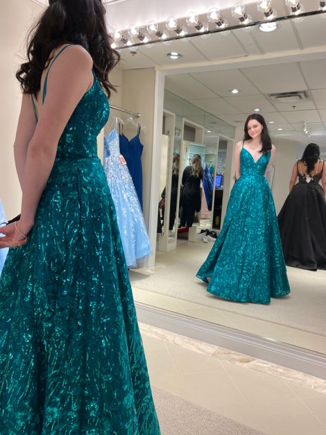 Teal Dress Sweet 16, Peacock Green Prom Dress, Aquarium Prom Dress, Turquoise Dress Prom, Dark Turquoise Prom Dress, Ty Ball Dresses Ireland, Green Sparkle Prom Dress, Teal Prom Dresses Turquoise, Dark Teal Prom Dresses