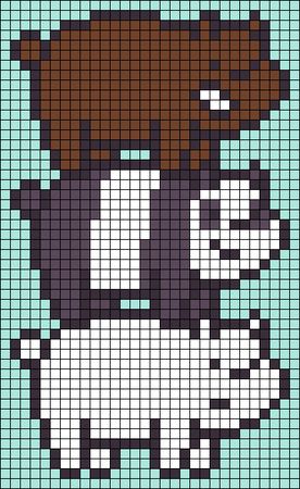 Pixel Characters, Easy Pixel Art, Pixel Art Templates, Pixel Drawing, Pixel Crochet, Pixel Art Grid, Pola Kristik, Disney Cross Stitch, Pixel Pattern