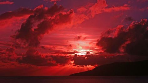 Red Clouds Aesthetic, Red Clouds, Clouds Aesthetic, Aesthetic Ocean, Aesthetic Red, Red Aesthetic, Laptop, Red