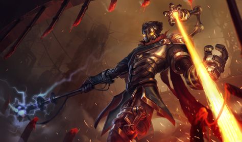 viktor splash art   I just came alittle Machine Herald, Rage Game, League Legends, Arte Nerd, Splash Art, Great Inventions, Play Mats, Game Info, Arte Cyberpunk