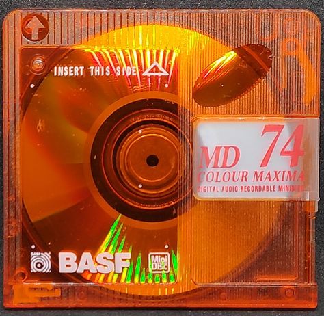 Sony Minidisc, Cybercore Y2k, Coke Ad, Mango Tea, Cd Design, Orange You Glad, Twitter Layouts, Cd Cover, Album Cover Art