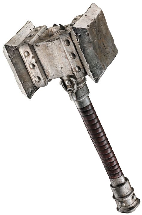 Doom Hammer Escudo Viking, World Of Warcraft Game, Blacksmith Hammer, Larp Props, Armadura Cosplay, Arte Robot, Game Props, Cool Swords, Hammers