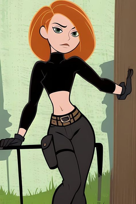 Kim Possible Characters, Anime Disney, Female Cartoon Characters, Witch Girl, Siluete Umane, Female Cartoon, Kim Possible, Pinturas Disney, Dessin Adorable