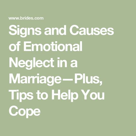 Signs and Causes of Emotional Neglect in a Marriage—Plus, Tips to Help You Cope Neglect In Marriage, Lonely Marriage, Angry Words, Premarital Counseling, Family Therapist, Emotionally Unavailable, Marriage And Family Therapist, Life Transitions, Marriage Counseling