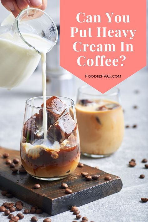 In our house, we take coffee very seriously. We each have strong feelings about what goes in our coffee. Can you put heavy cream in coffee? Coffee Mate, Carnivore Diet, Coffee Cream, Enjoy Coffee, Cafe Latte, Strong Feelings, Coffee Tasting, Heavy Whipping Cream, Coffee Recipes