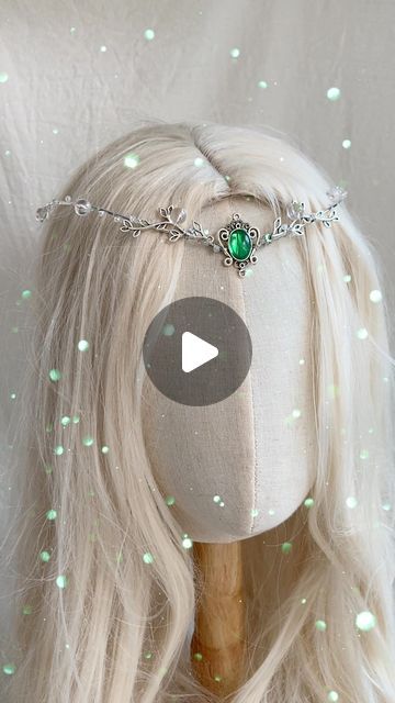 Natus Pan on Instagram Elf Headpiece, Galadriel Crown, Thranduil Crown, Opal Circlet Crown, Elven Circlet, Elf Crown, Elf, Crown, Instagram