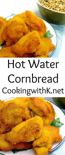 Hot Water Cornbread Recipe, Water Cornbread, Hot Water Cornbread, Southern Kitchen, Southern Kitchens, Corn Bread Recipe, Southern Cooking, Southern Recipes, Soul Food