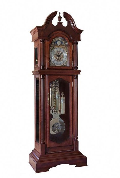 A stunning example of the unique marriage between handcrafted Amish woodwork and the exquisite, flawless details of a German made Hemle movement, our Rosewood G Old Grandfather Clock, Formal Furniture, Victorian Clock, Antique Grandfather Clock, Beveled Glass Doors, Grandfather Clocks, Quarter Sawn White Oak, Retro Wall Clock, Old Clocks