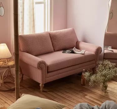 Loveseat Sofa Small Spaces, Sitting Room Loveseat, Small Loveseat Bedrooms, Comfy Loveseats For Small Spaces, Small Loveseat Living Room, Love Seats For Small Rooms, Small Living Room Loveseat, Love Seat Sofa Small Spaces, Small Sofas For Small Spaces