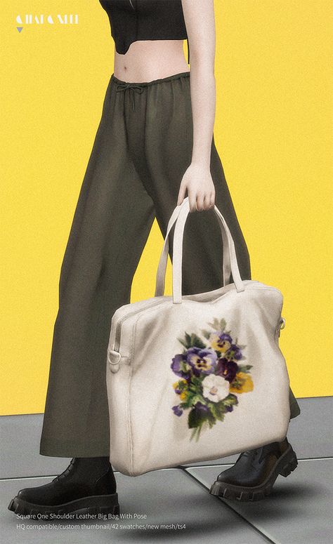 Sims 4 Pose Accessories, Sims4 Cc Bags, Sims4 Bag Cc, Sims 4 Patreon Accesories, Charonlee Sims 4, Sims 4 Bag Poses, Sims 4 Messenger Bag Cc, Sims 4 Handbags Cc, Sims 4 Tote Bag Cc