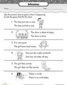 Making Inferences Making Inferences Activities 2nd Grade, Making Inferences 2nd Grade, Inferences 2nd Grade, Inferencing Worksheets, Making Inferences Worksheet, Inferring Lessons, Making Inferences Activities, Inferencing Activities, Free Reading Comprehension Worksheets