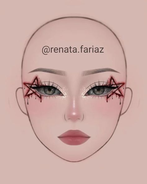 Maquillage Goth, Goth Eye Makeup, Holloween Makeup, Creepy Makeup, Vampire Bride, Anime Eye Makeup, Makeup Drawing, Halloween Makeup Pretty, Cute Eye Makeup