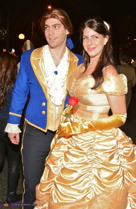 Ghost Windsock, Beauty And The Beast Halloween Costume, Homemade Couples Costumes, Beauty And The Beast Halloween, Halloween Costume Couple, Monster Faces, Couples Costumes Creative, Simple Paint, Beauty And The Beast Costume