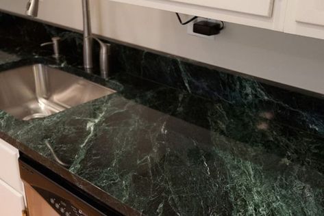 Dark Green Countertops, Dark Green Bathroom Countertop, Forest Green Countertops Kitchen, Green Countertops Bathroom, Green Kitchen Granite Countertops, Green Marble Countertops, Green Marble Kitchen Countertops, Green Marble Countertops Bathroom, Dark Green Granite Countertops Kitchen