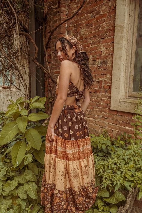 Bohemian skirt outfit