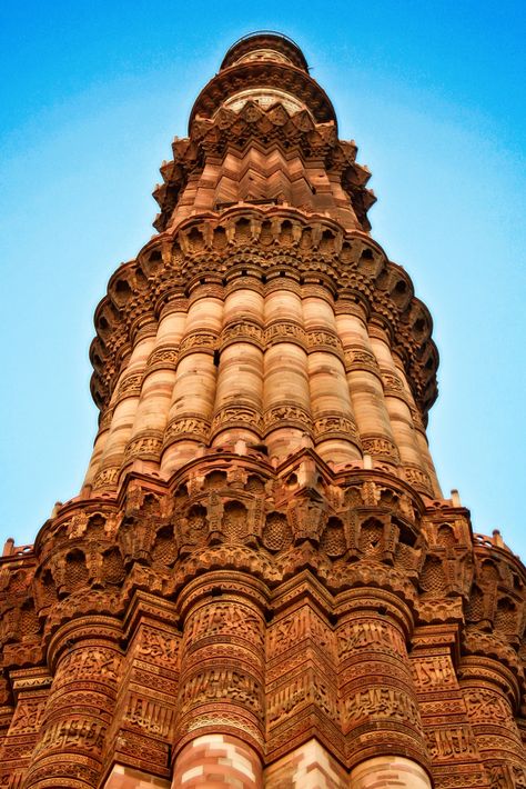 Qutub Minar.. by Dhruv Mishra on 500px Indian Historical Places, Tourism Aesthetic, Qutb Minar, Indian Tourism, Beautiful Monuments, Bahubali Movie, Qutub Minar, Temple India, India Travel Places