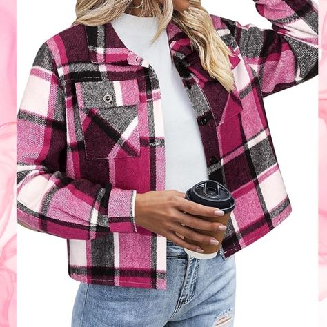 Zeagoo Flannels for Women Cropped Shacket Jacket Fashion Plaid Button Down Shirt 2024 Fall Coat Top
Amazon Affiliate Flannels For Women, Cropped Shacket, Fall Winter Coat, Plaid Shirt Women, Womens Flannel Shirt, Flannel Women, Flannel Jacket, Jacket Fashion, Casual Vest