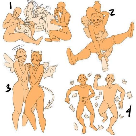 Drawing Reference Poses Halloween, Halloween Base Drawing Couple, Winter As A Person Drawing, Ych Base Two People, Draw The Squad Halloween, Halloween Drawings Reference, Drawing Reference Halloween, Witch Art Reference Poses, Poly Art Base