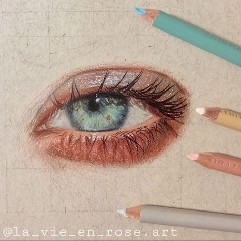 Pencil Drawing Beginner, Pencil Colours, Colored Pencil Art Projects, Realistic Eye Drawing, Kneaded Eraser, Downtown Atlanta, Prismacolor Art, Gcse Art Sketchbook, Eyes Artwork