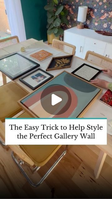 The Spruce on Instagram: "With Kate's smart trick, creating and hanging up the perfect gallery wall is simple! Check out our full Home School guide by tapping the link in our bio for more expert tips and tricks to style your home and make it feel like your dream space. #TheSpruce #homedecor #diy #diyhomedecor #gallerywall #howto #lifehacks #interiordesign #cozyhome #walldecor" Gallery Wall Hanging, School Guide, The Spruce, Perfect Gallery Wall, Home School, Dream Spaces, Simple Tricks, Cozy House, Tips And Tricks