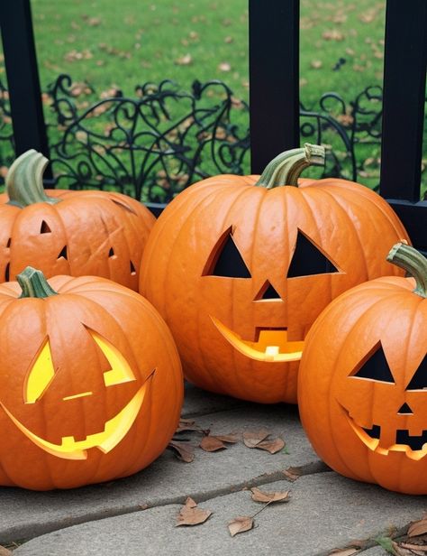 Get into the Halloween spirit with our effortless and spooktacular pumpkin decorating ideas. These simple designs make it a breeze to transform your pumpkins into festive and fun decorations. From friendly faces to classic Jack-o'-lanterns, discover the easiest ways to add a touch of Halloween charm to your home. 🎃👻🍁 #HalloweenDecor #EasyPumpkinDesigns #Spooktacular #DIYHalloween #FestiveIdeas Simple Pumpkin Carving Ideas, Simple Pumpkin Carving, Easy Pumpkin Designs, Halloween Pumpkin Diy, Creepy Pumpkin, Easy Pumpkin Carving, Scary Pumpkin Carving, Halloween Trends, Fun Decorations